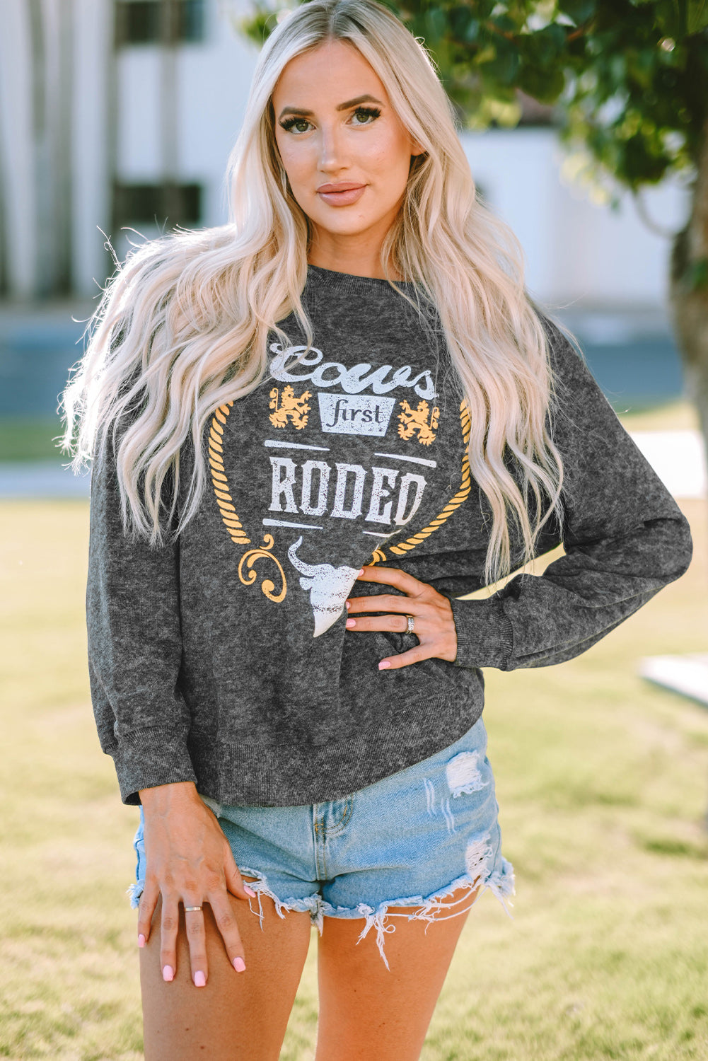 First Rodeo Crewneck