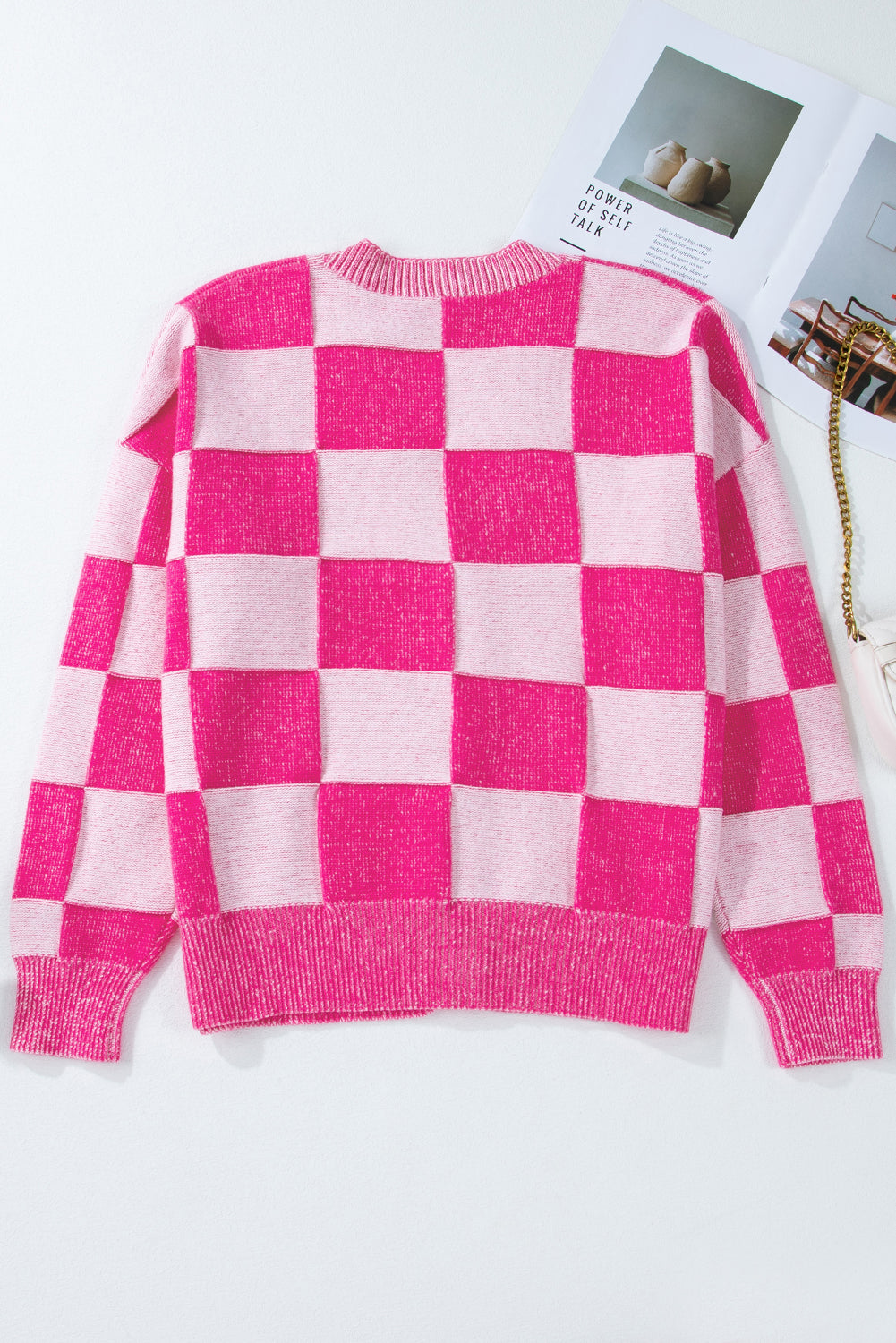 Dolly Checkered Cardigan