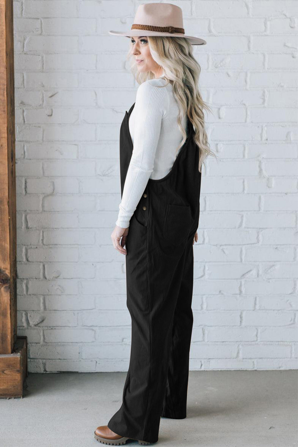 The Jemma Loose Fit Corduroy Overalls