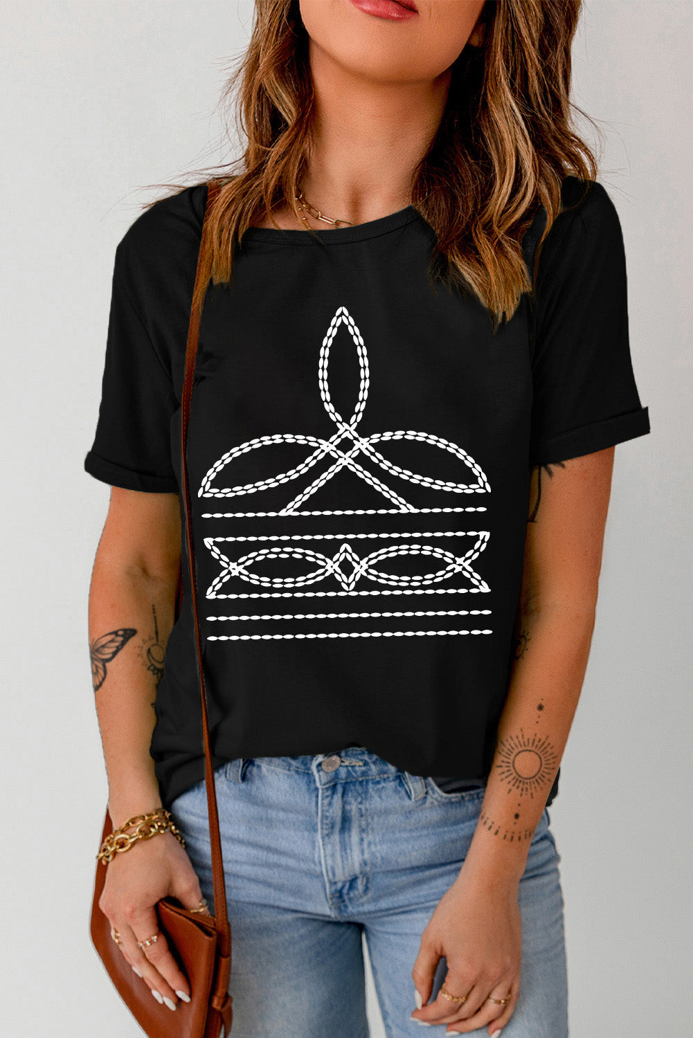 Boot Stitch Graphic Tee