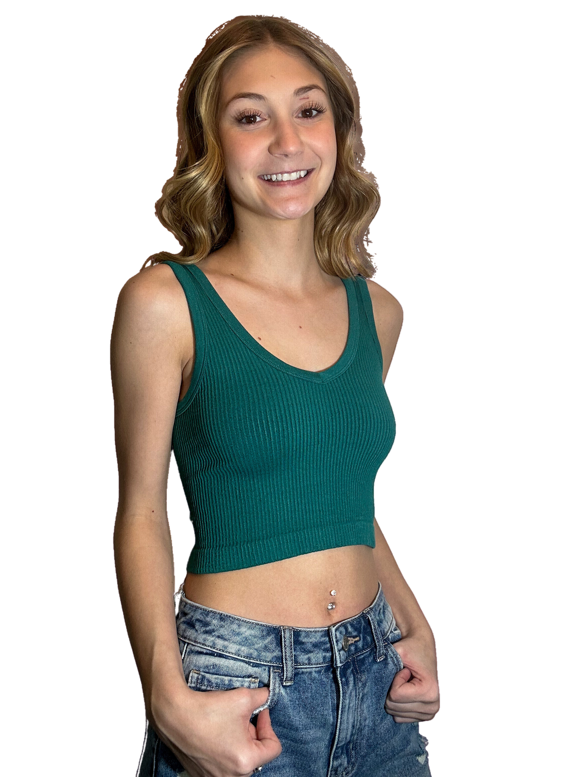 Seamless Crop Tank Top